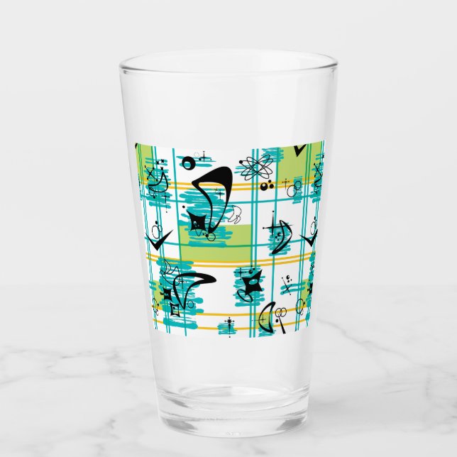 Mid Century Madras Glass (Front)