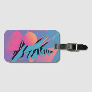 Mid-Century Memphis Design - Ken Gauge Art Luggage Tag