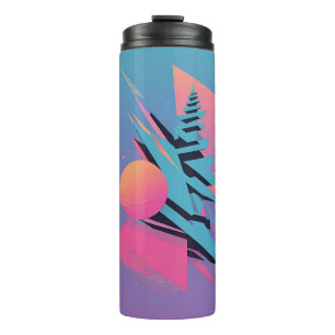 Mid-Century Memphis Design - Ken Gauge Art Thermal Tumbler