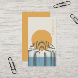 Mid century minimal arch II Business Card