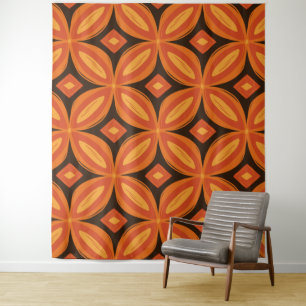 Mid century mod retro  tapestry