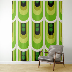Mid century mod retro  tapestry