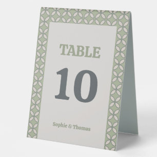 Mid Century Mod Retro Wedding Olive Green