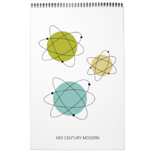 Mid Century Modern #2 Original Atomic Art Calendar