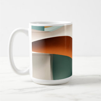 ''Mid-Century Modern 3D T-shirt Design'' Coffee Mug
