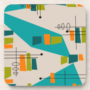 Mid-Century Modern Abstract #55 Coaster