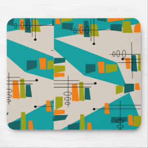 Mid-Century Modern Abstract #55 Mouse Mat