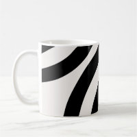 Mid Century Modern Abstract Arches Black And White