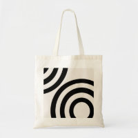 Mid Century Modern Abstract Arches Black And White