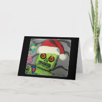 Mid-Century Modern Abstract Christmas Robot