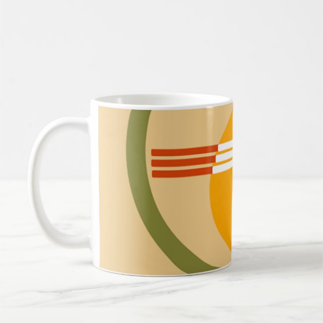Mid-Century Modern Abstract  Coffee Mug (Left)