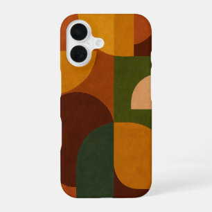 Mid-Century Modern Abstract Composition iPhone 16 Case