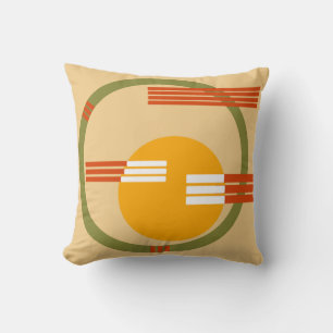Mid-Century Modern Abstract Cushion