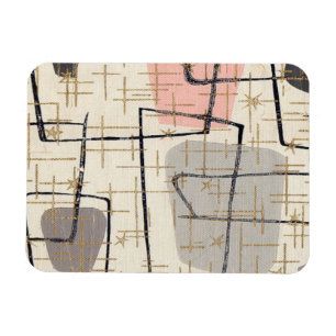 Mid Century Modern Abstract Flexible Magnet