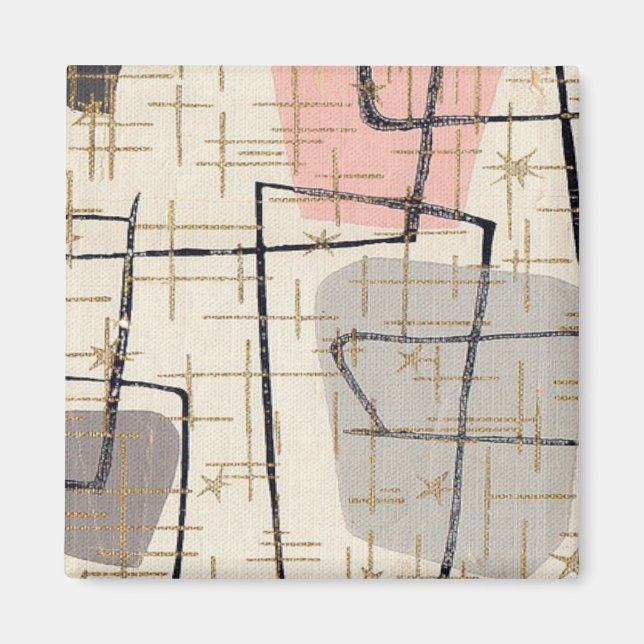 Mid Century Modern Abstract Magnet (Front)