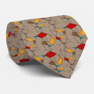 Mid-Century Modern Abstract Men's Tie #2