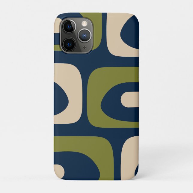 Mid Century Modern Abstract Minimalist Case-Mate iPhone Case (Back)