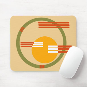 Mid-Century Modern Abstract  Mouse Mat