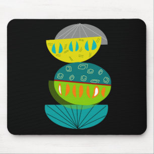 Mid-Century Modern Abstract Mousepad