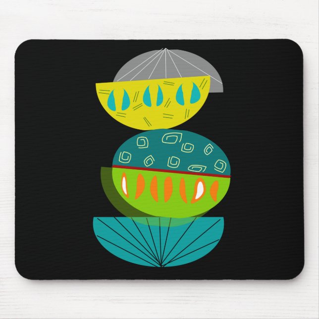 Mid-Century Modern Abstract Mousepad (Front)