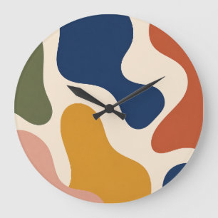 Mid-Century Modern Abstract Organic Shape Clock