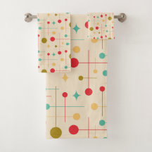 Mid Century Modern Abstract Pattern 29 Cream