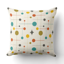 Mid Century Modern Abstract Pattern 29 Cream