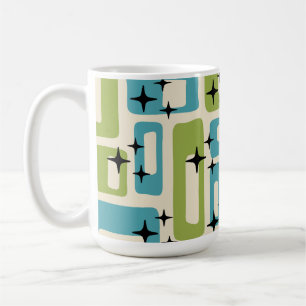 Mid Century Modern Abstract Pattern Coffee Mug