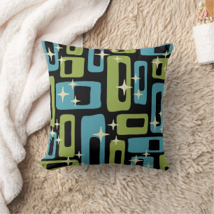 Mid Century Modern Abstract Pattern Cushion