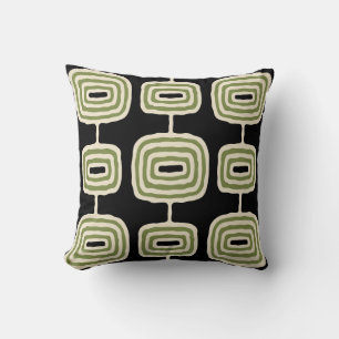 Mid Century Modern Abstract Pattern Cushion