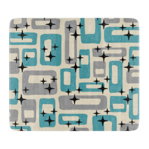 Mid Century Modern Abstract Pattern Cutting Board