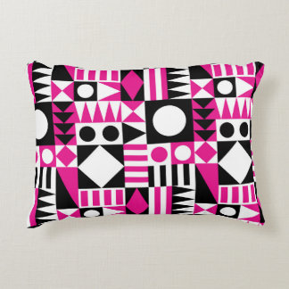 Mid-century modern abstract pattern. decorative cushion