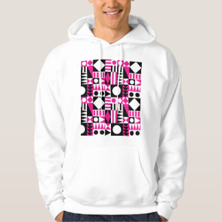 Mid-century modern abstract pattern. hoodie