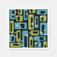 Mid Century Modern Abstract Pattern