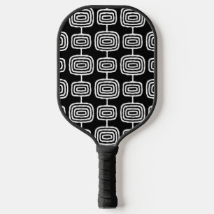 Mid Century Modern Abstract Pattern Pickleball Paddle