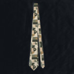 Mid Century Modern Abstract Pattern Sage Green Tie<br><div class="desc">Mid Century Modern Abstract Pattern Sage Green. design combines the atmosphere of mid-century,  the 50s,  60s,  modernism and reflects retro vintage vibes. Perfect for people who love the retro and vintage aesthetic.</div>