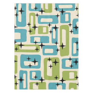 Mid Century Modern Abstract Pattern Tablecloth