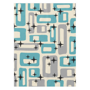 Mid Century Modern Abstract Pattern Tablecloth