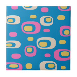Mid-Century Modern Abstract Pattern Tile