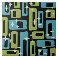 Mid Century Modern Abstract Pattern