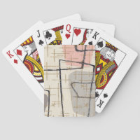Mid Century Modern Abstract Playing Cards