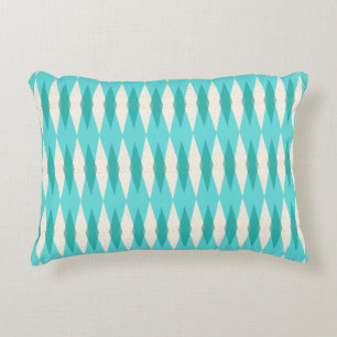 Mid Century Modern Argyle Accent Pillow
