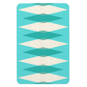 Mid Century Modern Argyle Flexible Magnet
