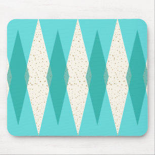 Mid Century Modern Argyle Mousepad