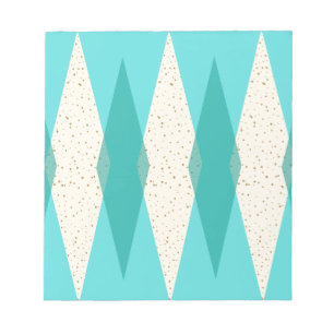Mid Century Modern Argyle Notepad