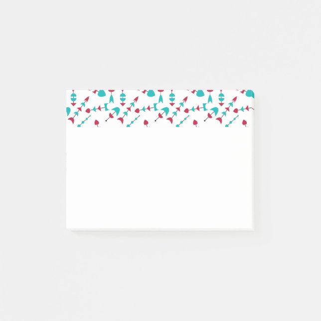 Mid-Century Modern Arrows  Post-it Notes (Front)