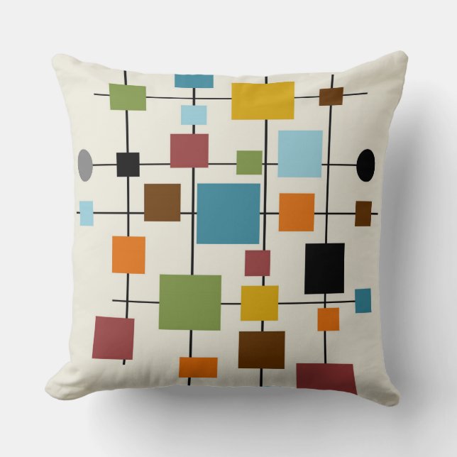 Mid-Century Modern Art 1.3 Cushion (Front)