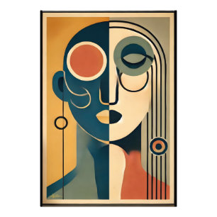 Mid Century Modern Art Abstract Nonconforming Photo Print