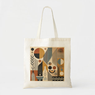 Mid Century Modern Art Autumn Harvest Tote Bag