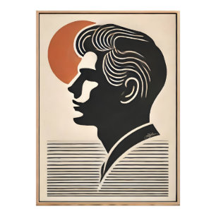 Mid Century Modern Art He Follows The Sun Photo Print